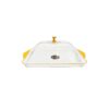 Rectangular Gold Rim Tray with Lid 44.5x28.5x16.5cm
