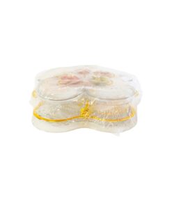 Alternative view of 5 Round Snack Boxes with Tray 26.5x26.5x14cm