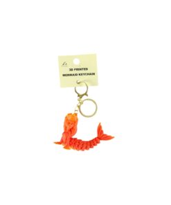 3D Printed Mermaid Keychain 10x5cm