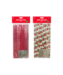Party Loot Bags With Ties Assorted 24pk