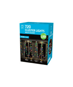 Multi Colour 720 LED Cluster Lights