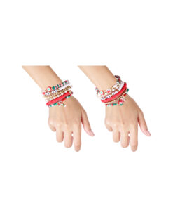 Christmas Friendship Bracelet Assorted 6pk