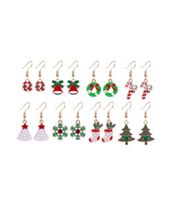 Christmas Dangly Earrings Assorted