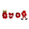 Red Hair Scrunchie Assorted