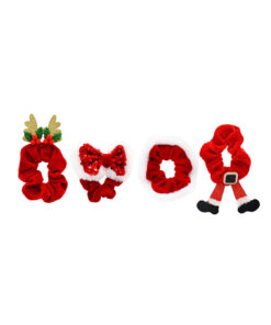 Red Hair Scrunchie Assorted