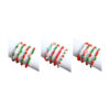 Christmas Bead Bracelet Assorted 4pk
