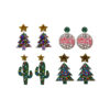 Christmas Acrylic Earrings Assorted