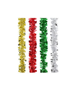 Crimple Wide Cut Tinsel Assorted 2m