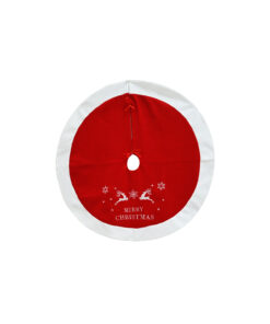 Reindeer Scene Tree Skirt 100cm