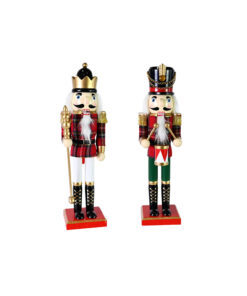 Tartan Blazer Nutcracker Assorted 30cm