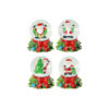Red Santa Waterball Bow Assorted 45mm