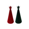 Flocked Table Tree Assorted 15cm