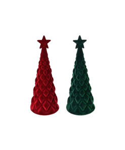 Flocked Table Tree Assorted 25cm