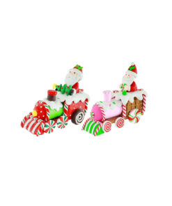 Candy Waffle Train Decor Assorted