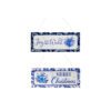 Blue Floral Hanging Sign Assorted