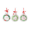 Hanging Metal Berry Wreath Plaque Assorted