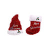 Tinsel Stocking / Hat Plaque Assorted
