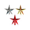 Shiny Star Tree Topper Assorted 11cm