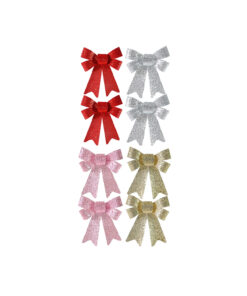 Sparkle Mesh Bow Assorted 2pk
