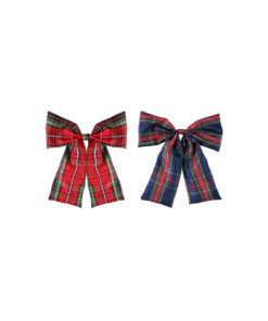 Balmoral Tartan Bow Clip Assorted