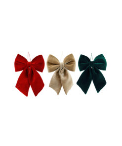 Luxury Velvet Hanging Bow Assorted