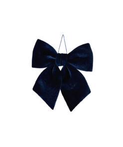 Midnight Velvet Hanging Bow