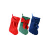 Luxury Stocking With Bow Assorted 48cm