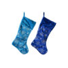 Blue Frost Snowflake Stocking Assorted 51cm