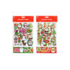3 Sheet Laser Character Stickers Assorted