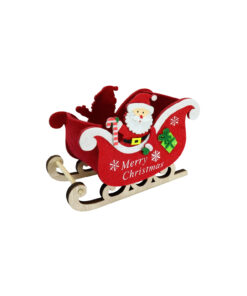Small Santa Sleigh Felt Bucket