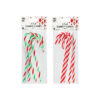 Deco Candy Canes Assorted 4pk 15cm