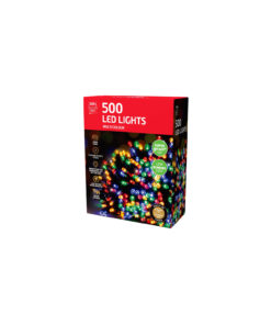 Multi Colour 500 LED Flashing Lights With Timer