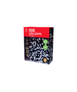 Cool White 500 LED Flashing Lights With Timer