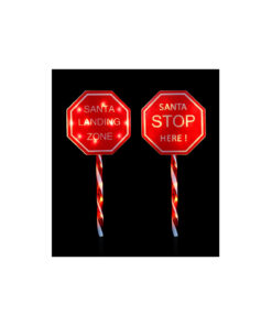 Solar Christmas Sign Assorted 56cm