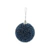 Dark Blue Foam Christmas Ball 8cm