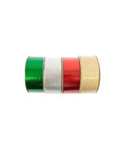 Christmas Ribbon Roll Assorted 3.8cmx2.7m