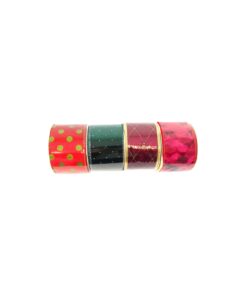 Christmas Velvet Ribbon Roll Assorted 6.3cmx2.7m
