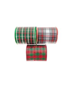Christmas Ribbon Roll Assorted 10cmx5m