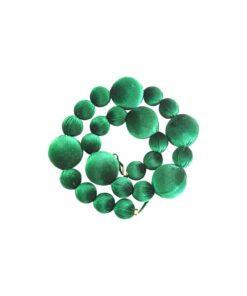 Green Velvet Garland 1.8m