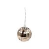 Champagne Gold Disco Ornament Ball 8cm