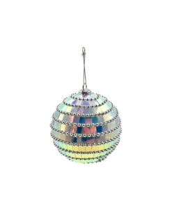 Iridescent Disco Ornament Ball 10cm