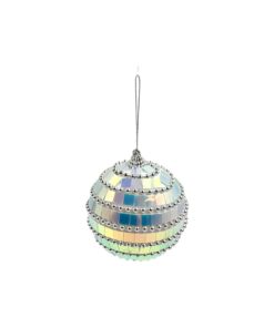 Iridescent Disco Ornament Ball 8cm