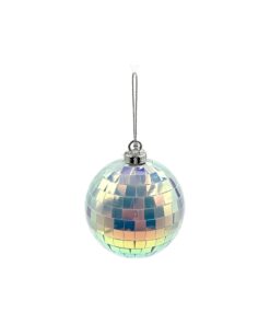 Iridescent Disco Ornament Ball 8cm