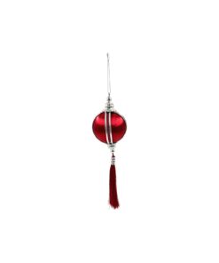 Dark Red Tassel Ball 8x32cm