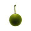 Olive Green Flocked Balls 15cm