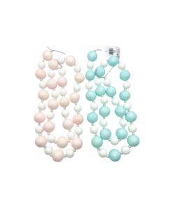 Flocked Pastel Garland