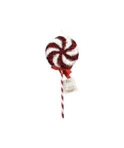 Red & White Striped Lollipop 35cm