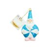 Blue Santa Claus Ornament