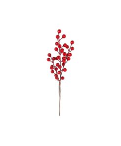 Red Artificial Berry Branches 38cm