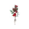Artificial Pine Branch Picks With Red Berries 32cm